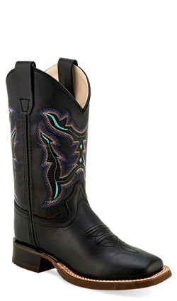 Old West Youth Cowboy Boot Square Toe BSY1896