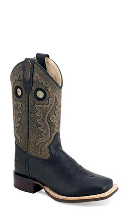 Old West Youth Cowboy Boot Square Toe BSY2001