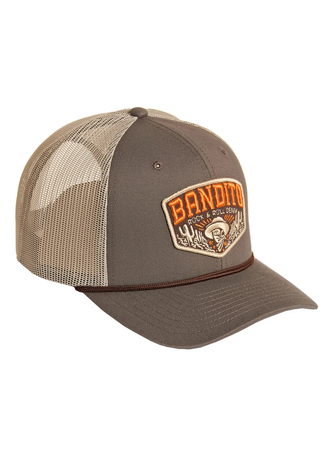 Rock & Roll Denim Bandito Patch Cap BU40X09134