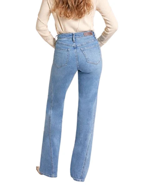 Rock and Roll Ladies Side Panel Wide Leg Jean BW6HD09775