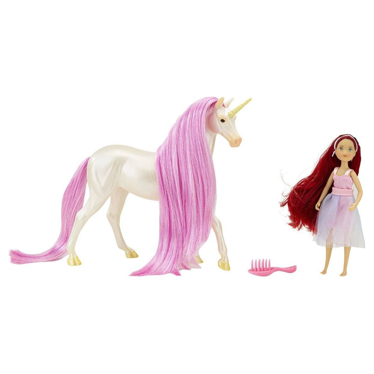 Breyer 61147 Magical Unicorn & Fantasy Rider 61147