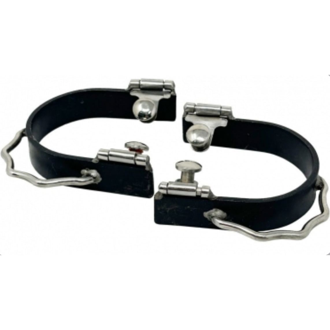 Rugged Ride Black Bumper Spurs Ladies