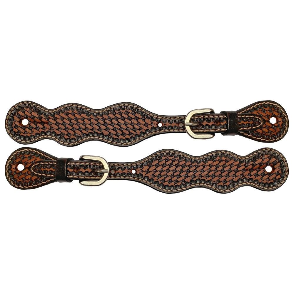 Basket Weave Spur Straps