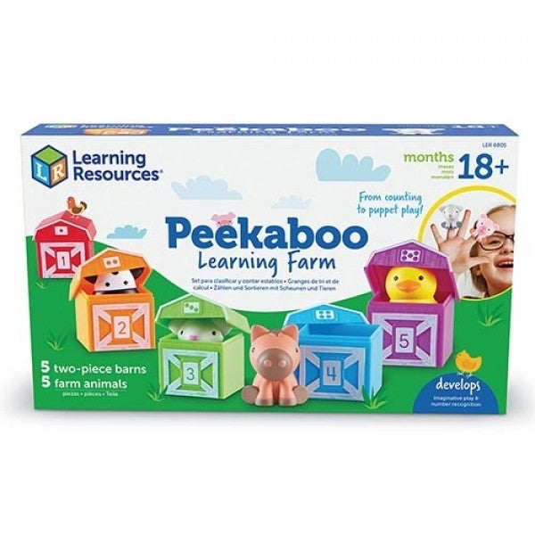 Learning Resources - Peekaboo Learning Farm Set B5290330204