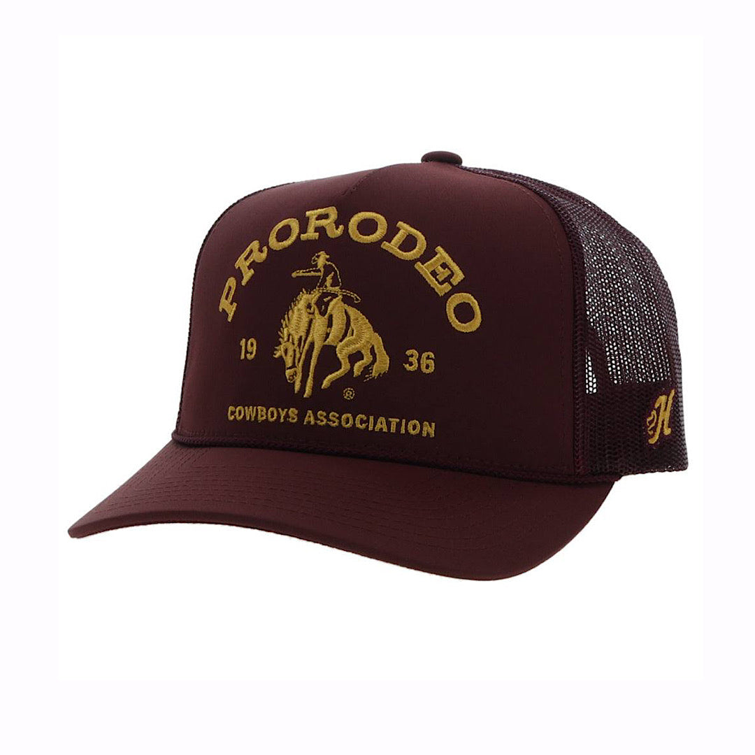 Hooey - Pro Rodeo Maroon Snap Back Men’s Ball Cap 2263T-MA