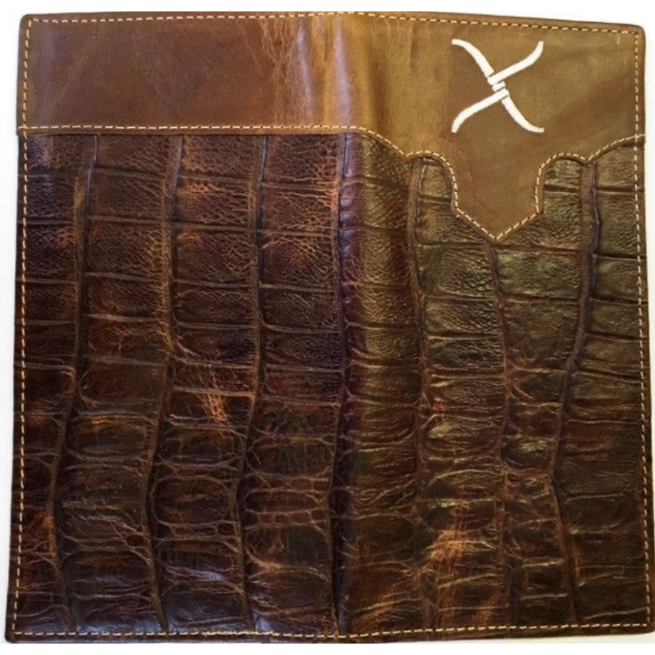 Twisted X Mens Wallet Croc Skin- XRC-9