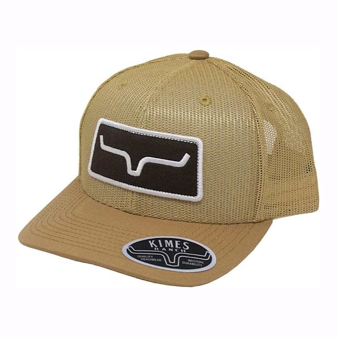 Kimes - All Mesh Gold Brown Snap Back Men’s Ball Cap