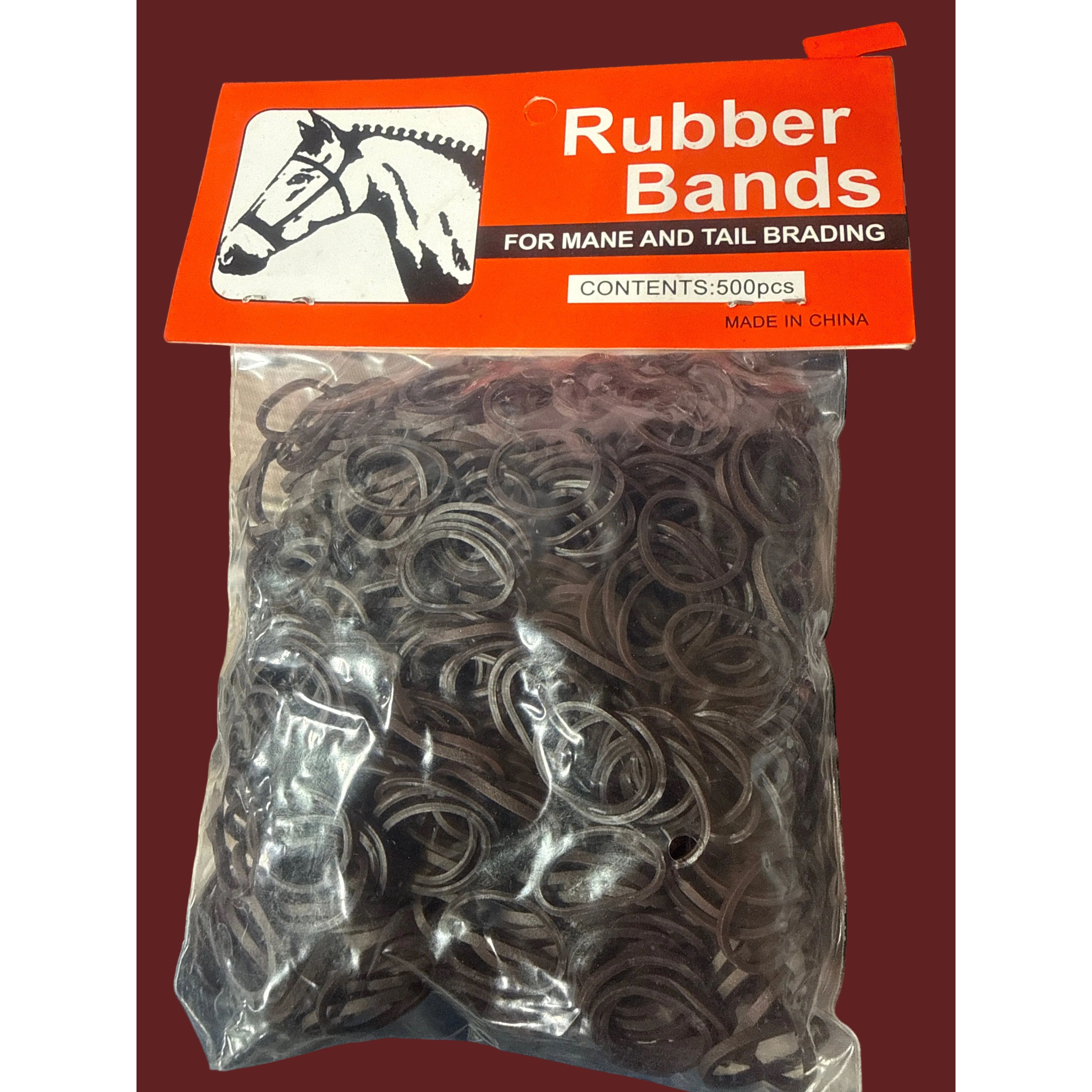 Rubber Bands For Braiding Brown