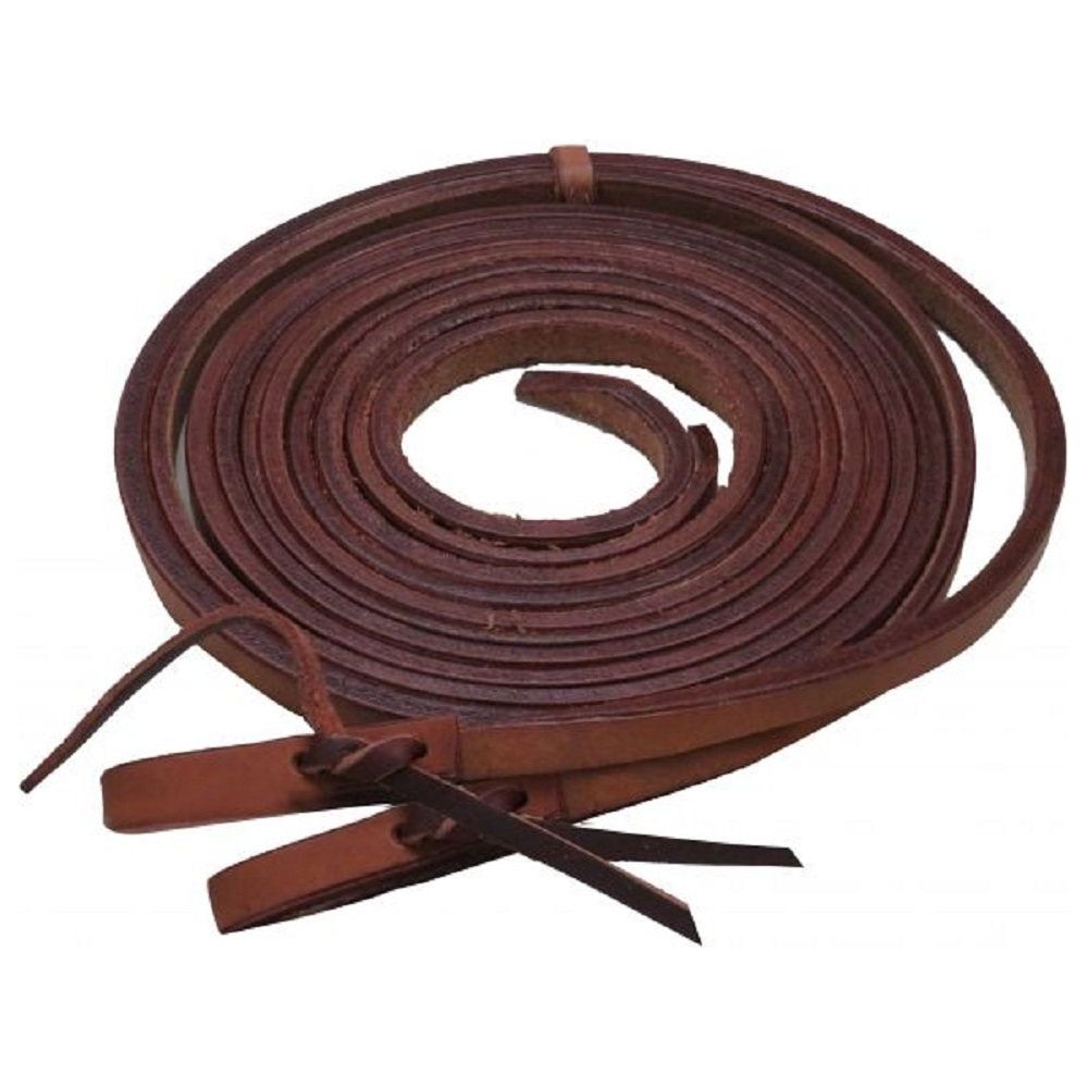 Showman 1/2 x 8 foot Argentina Cow Leather Split Reins