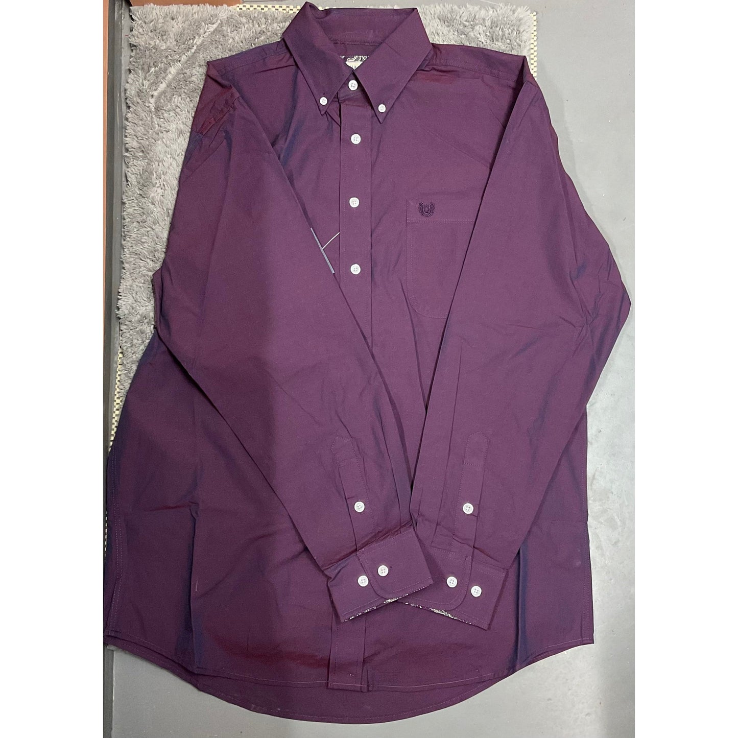 Panhandle Men’s Dark Orchid Button Up