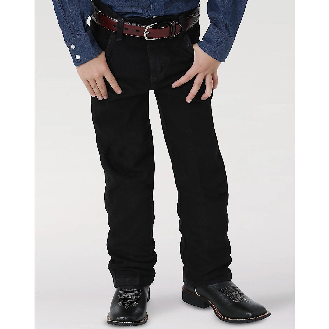 Boys Black Wrangler Orginal Fit