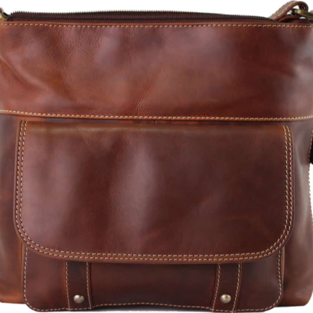 Rugged Earth - Brown Leather Handbag 199057