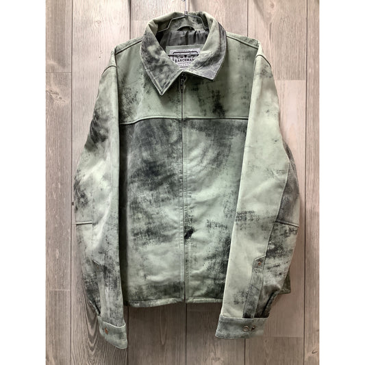 Ranchmans Leather Jacket, Distressed Grey