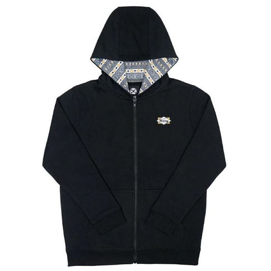 HH1181BK-Y Hooey Zip Up Hoodie