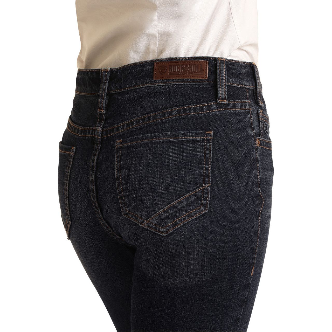 LADIES ROCK & ROLL BOOTCUT RIDING JEANS