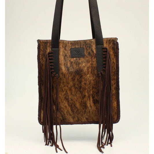 Scarlett Tote Bag- Fringe Cow Hair