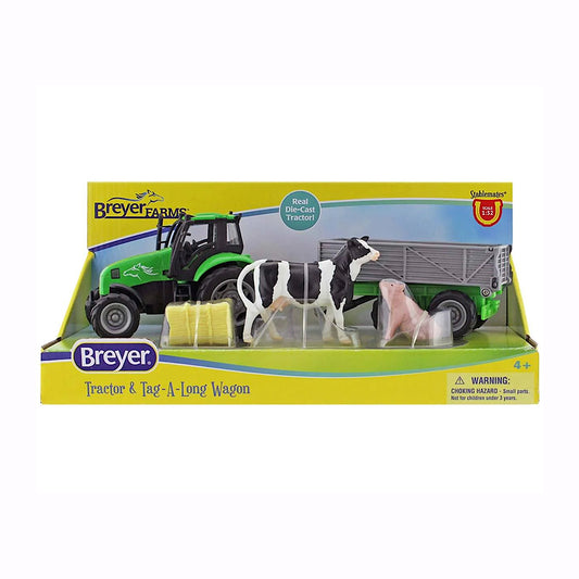 Breyer Tractor and Tag-A-Long Wagon 59238