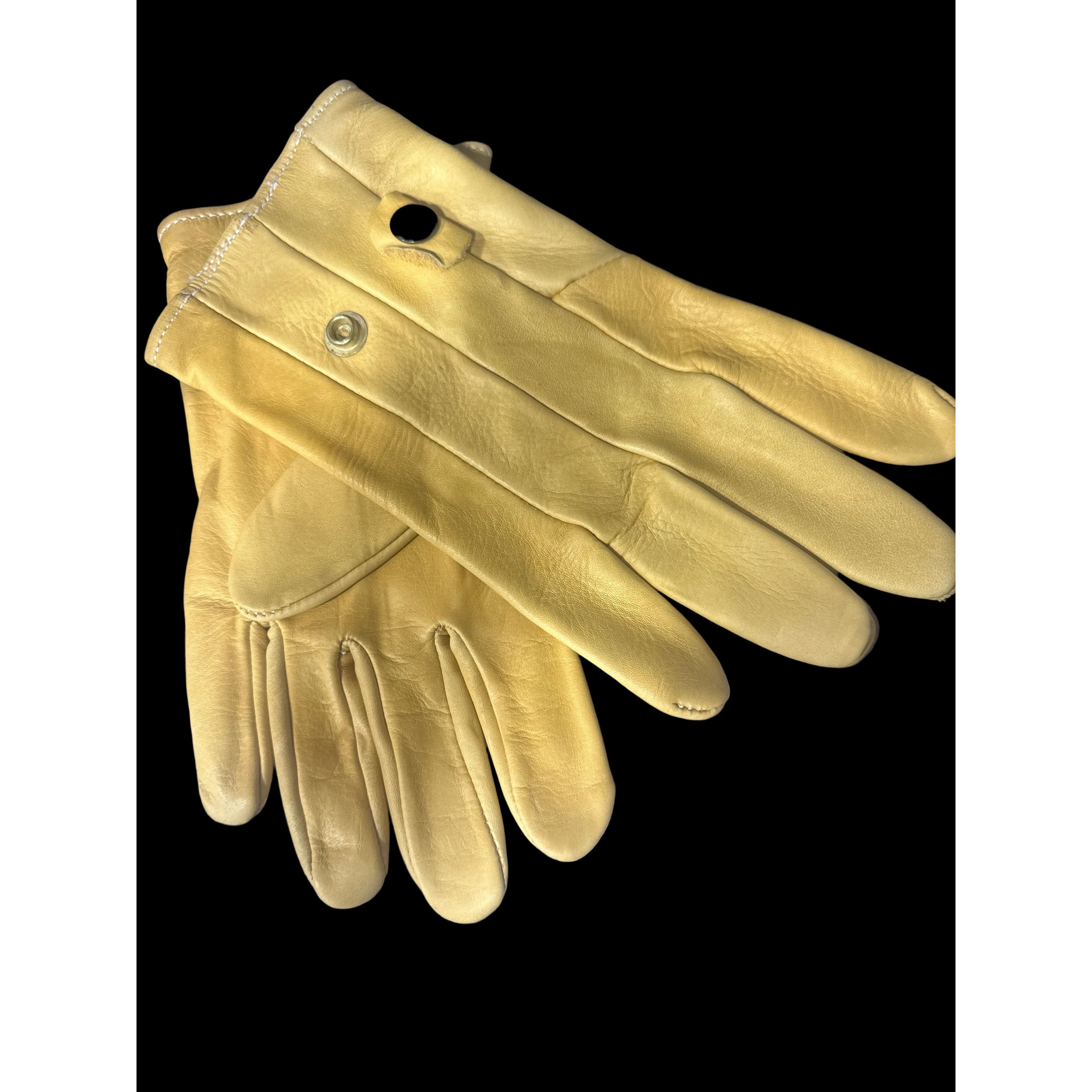 Tan Cow Hide Gloves
