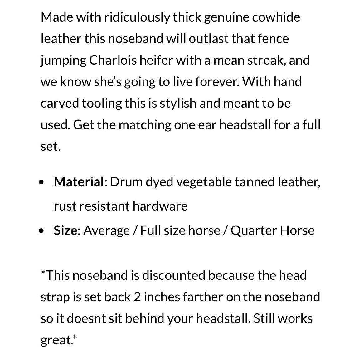 Ranch Hand Cowpuncher Tie Down