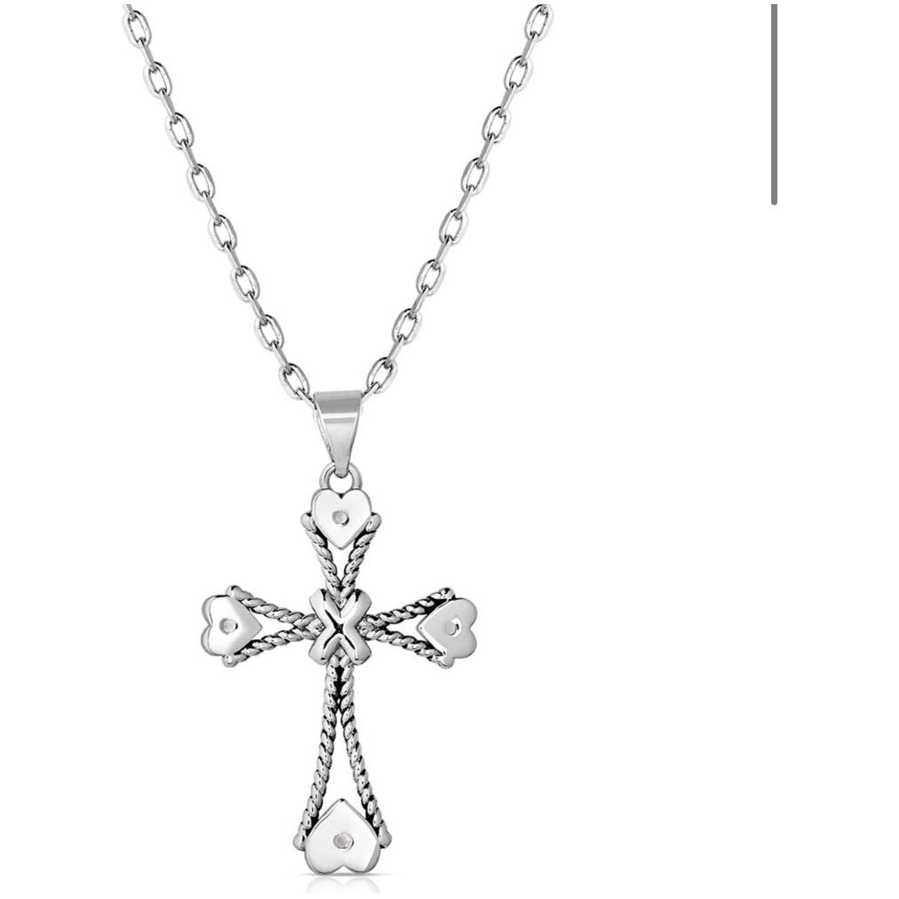 Faith in my Heart Cross Necklace