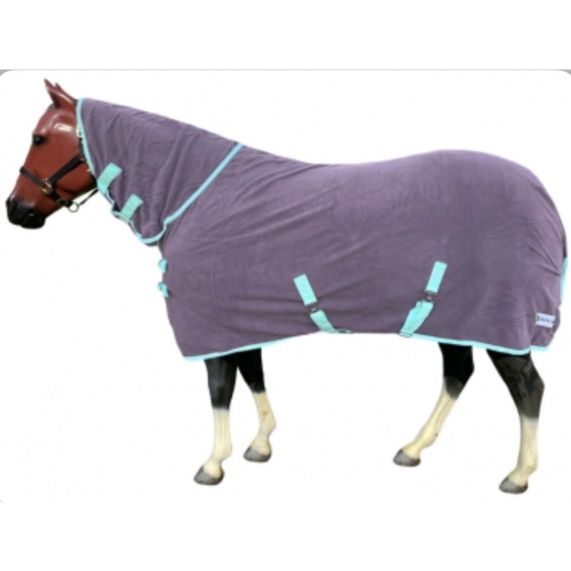 Derby House Pro Combo Neck Fleece Cooler/Blanket Liner Plum 78”