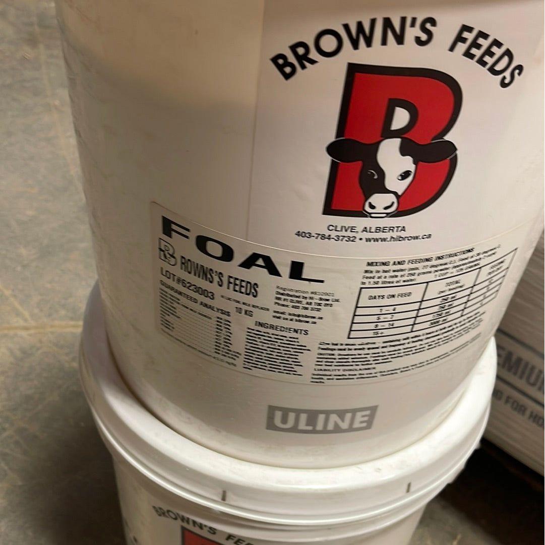 Browns Foal Milk Replacer 10 kg Pail