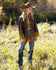 Cruel Denim Ladies Western Faux Leather Fringe Cape CWW7456001