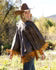 Cruel Denim Ladies Western Faux Leather Fringe Cape CWW7456001