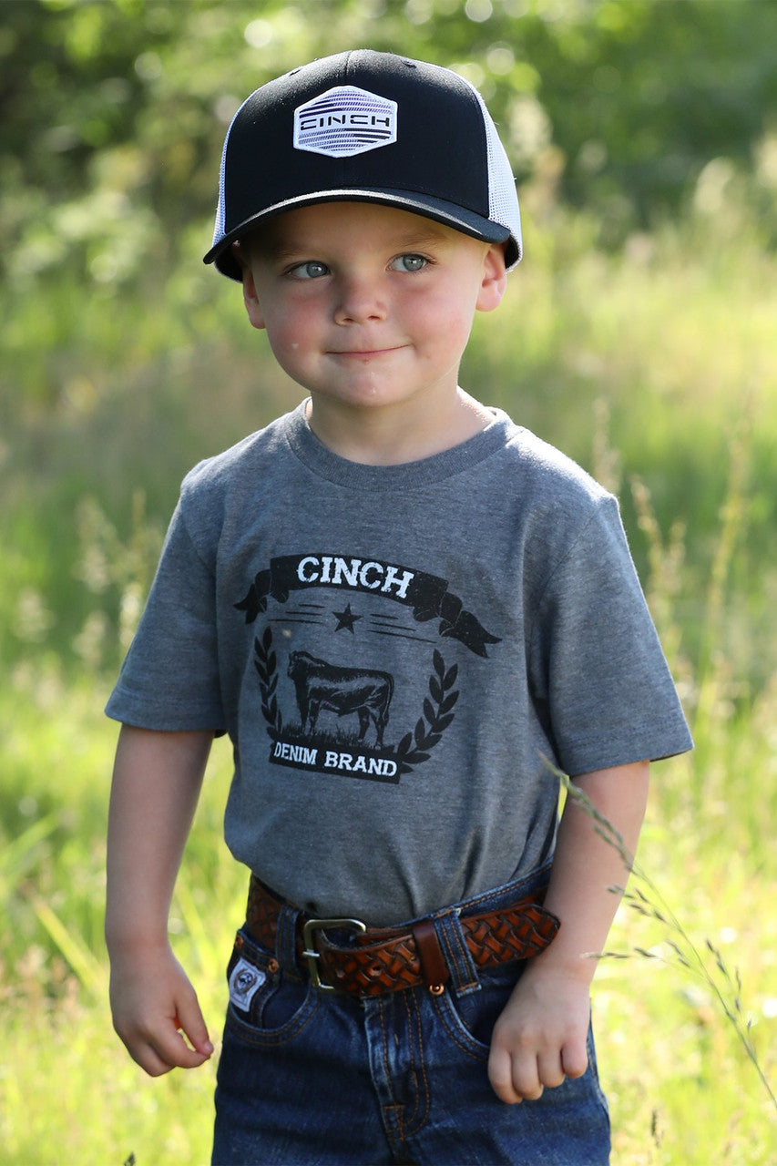 Cinch® Toddler Denim Tee - Gray MTT7671109