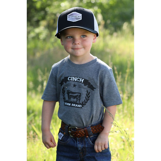 Cinch® Toddler Denim Tee - Gray MTT7671109