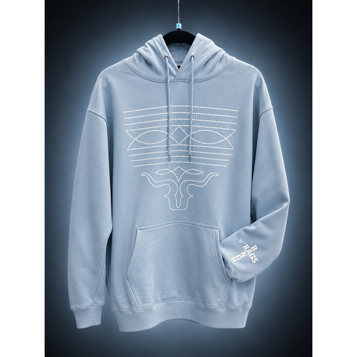 RanchRag's Longhorn Stitch Hoodie