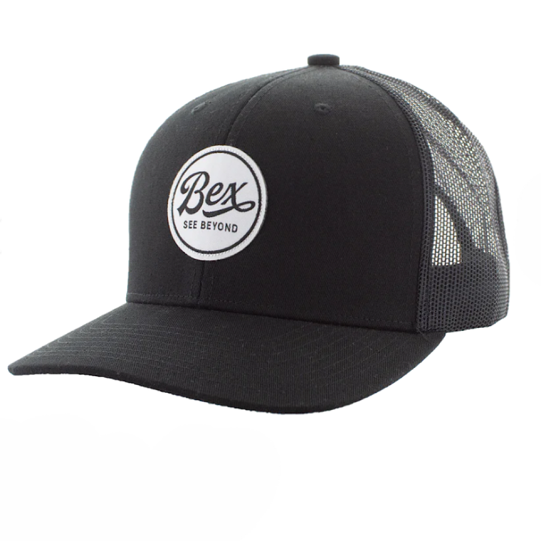 Bex - Longhand Black Snap Back Men’s Ball Cap H0159BW