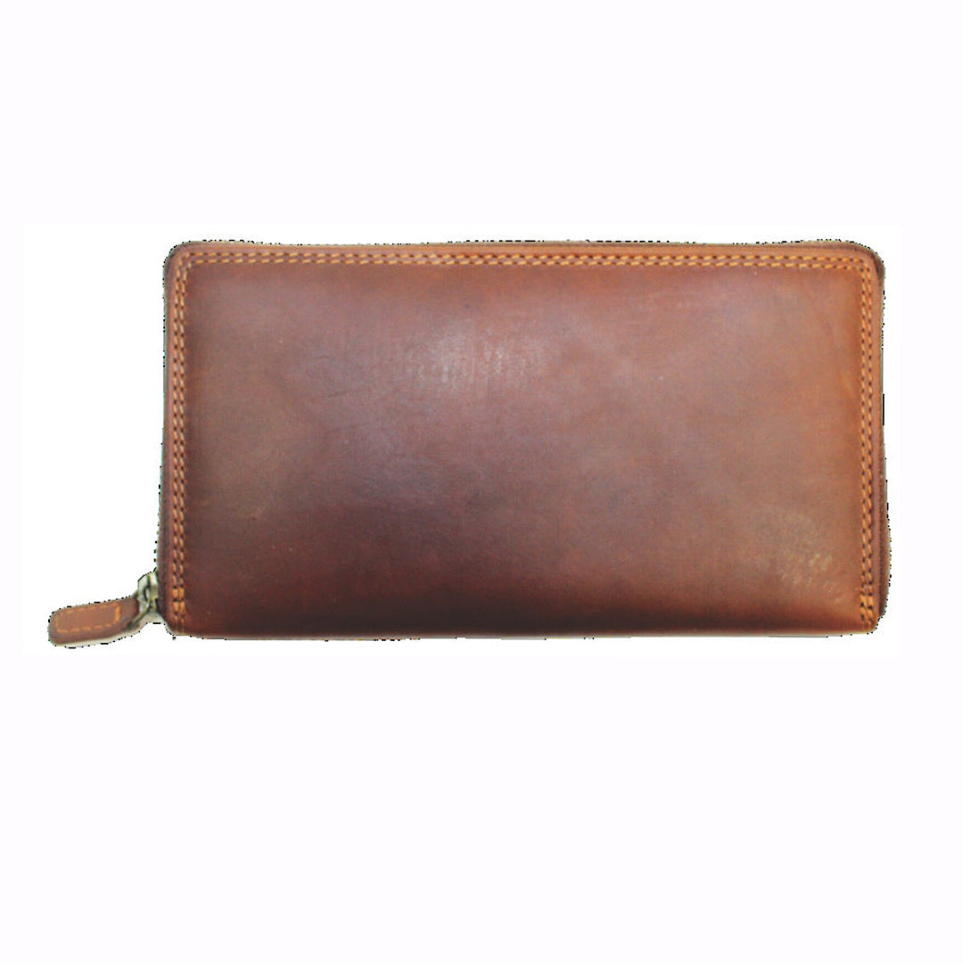 Rugged Earth - Leather Zippered Wallet 990020/880020