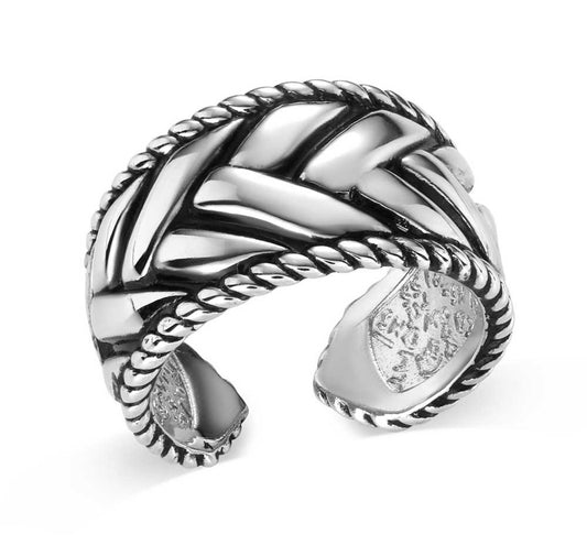 Montana Silversmiths Midnight Weave Rings