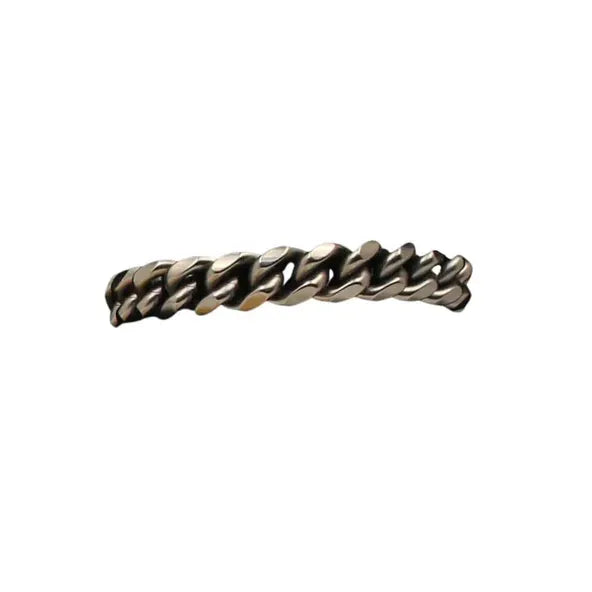 M&F Western Men's Silver Strike Chain Link Bracelet D4710301