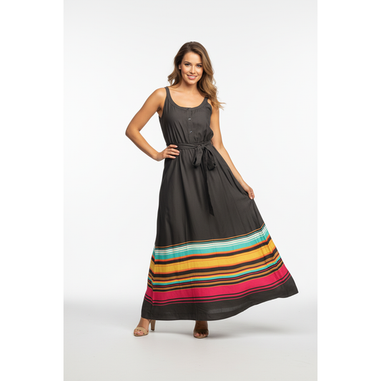 Stetson Ladies Halter Neck, Stripe Dress 11-57-590-3000