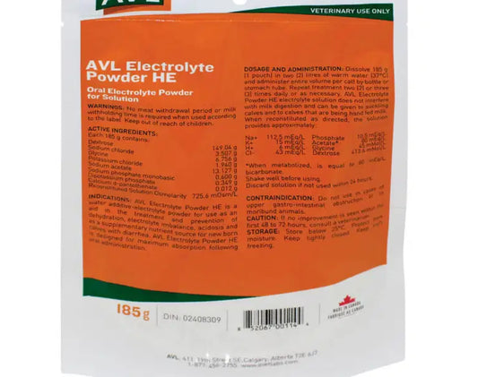 AVL Electrolyte Powder HE 185gm