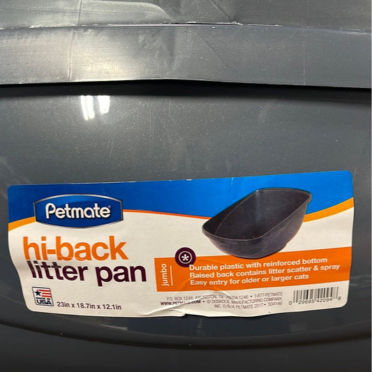 Petmate Hi-Back Litter Pan