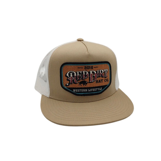 Red Dirt Hat Co. - The Lifestyle - Khaki / White RDHC-484
