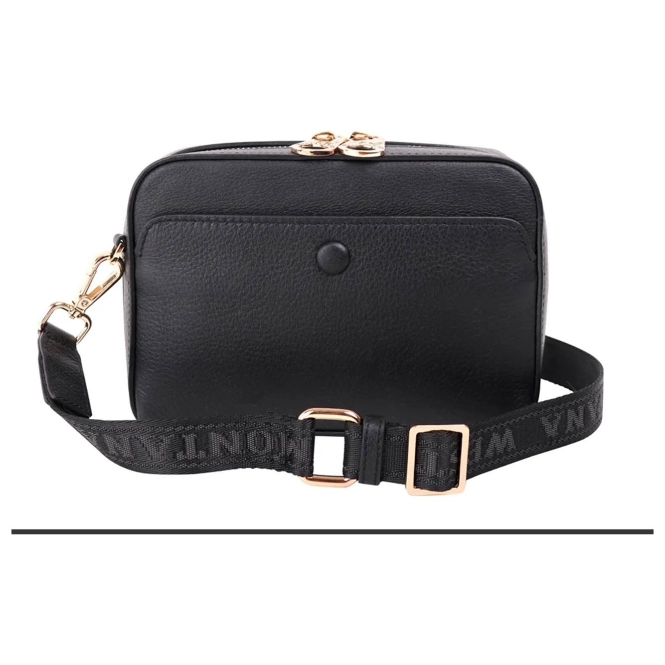 Montana West Genuine Leather Crossbody Clutch