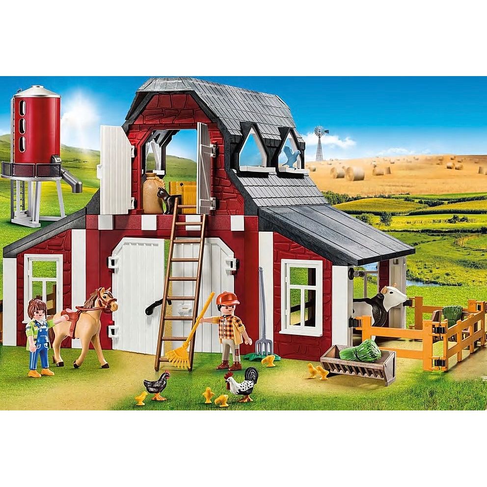 Playmobil - Country Barn & Silo Set 9315