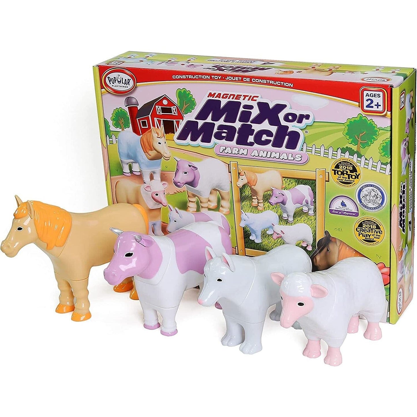 Popular Playthings - Magnetic Mix or Match Farm Animals