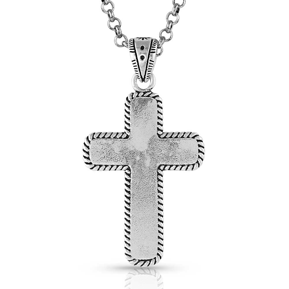 Montana Silversmith Faith on Point Turquoise Cross Necklace NC5303