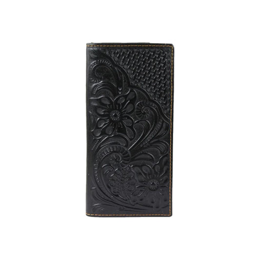 Men’s Wallet Rodeo Black Tooled