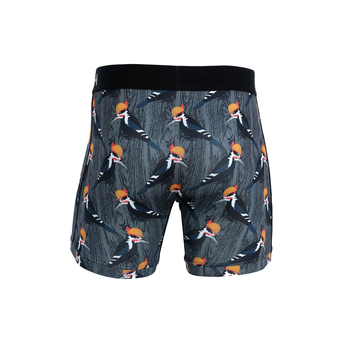 MEN'S CINCH WOODPECKER PRINT 6" BOXER BRIEFS