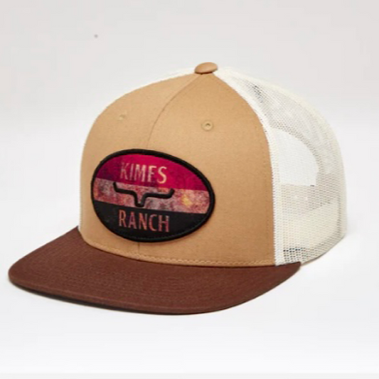 Kimes - American Standard Brown & Cream Snap Back Men’s Ball Cap