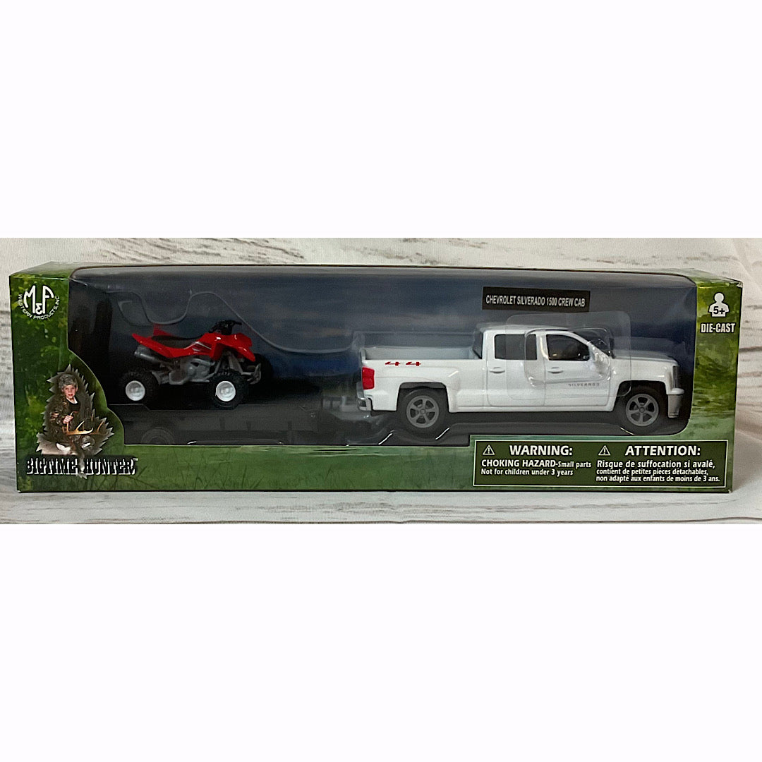 Bigtime Hunter - Chevrolet Silverado Crew Cab with Trailer & Quad Set 50744