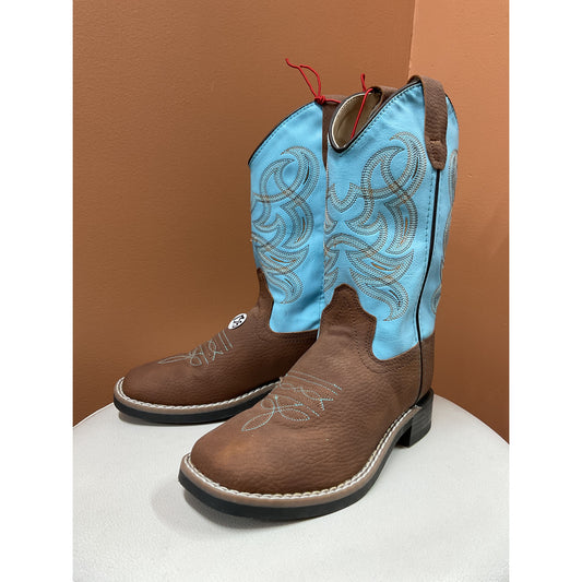 Old West Toddler & Youth Cowboy Boot, Square Toe, VB9167 & VB1067