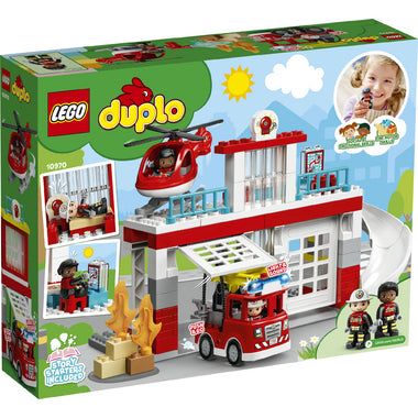 Lego - Duplo Fire Station & Helicopter Set 10970