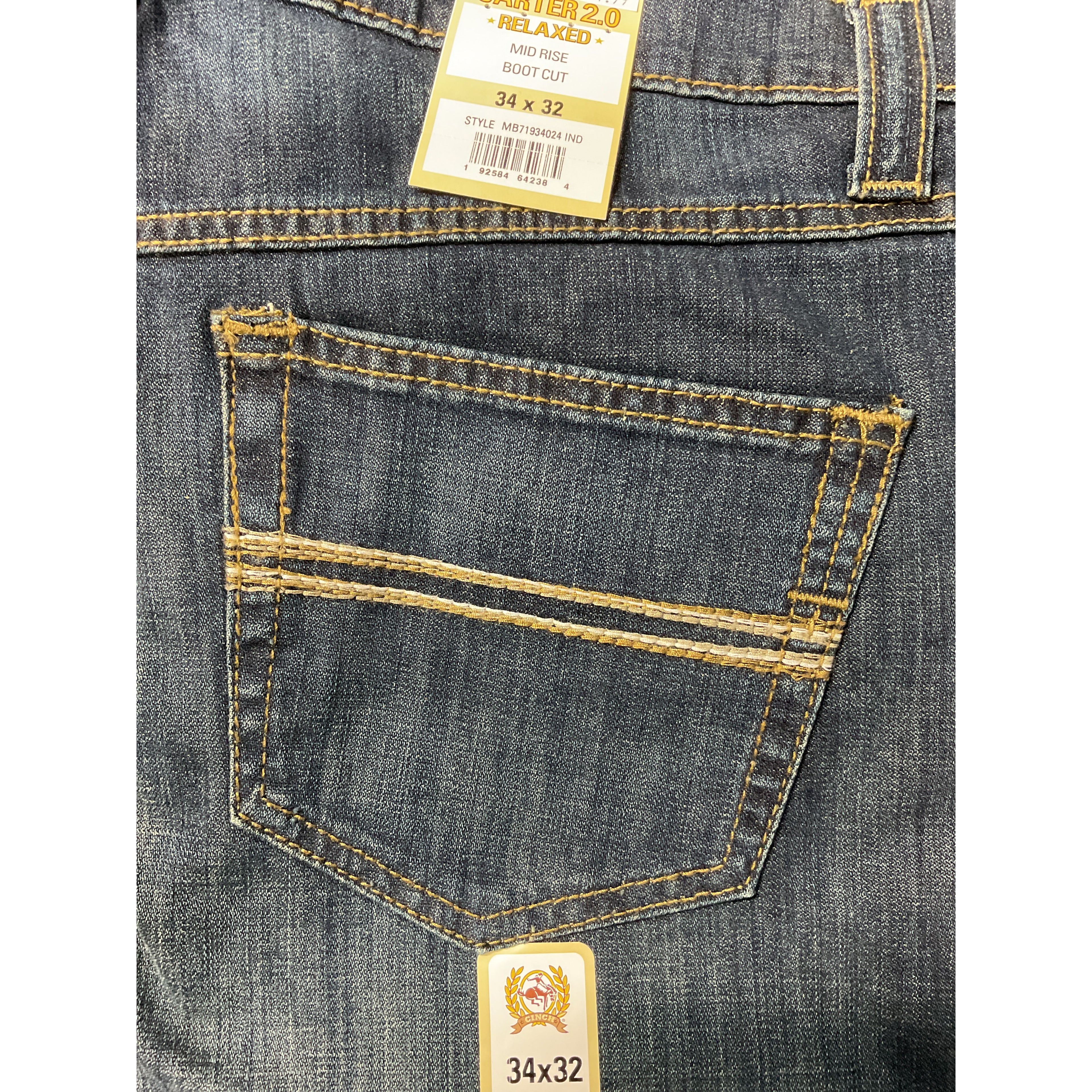 Cinch Men’s Jean - Carter 2.0, Mid Rise, Boot Cut MB71934024